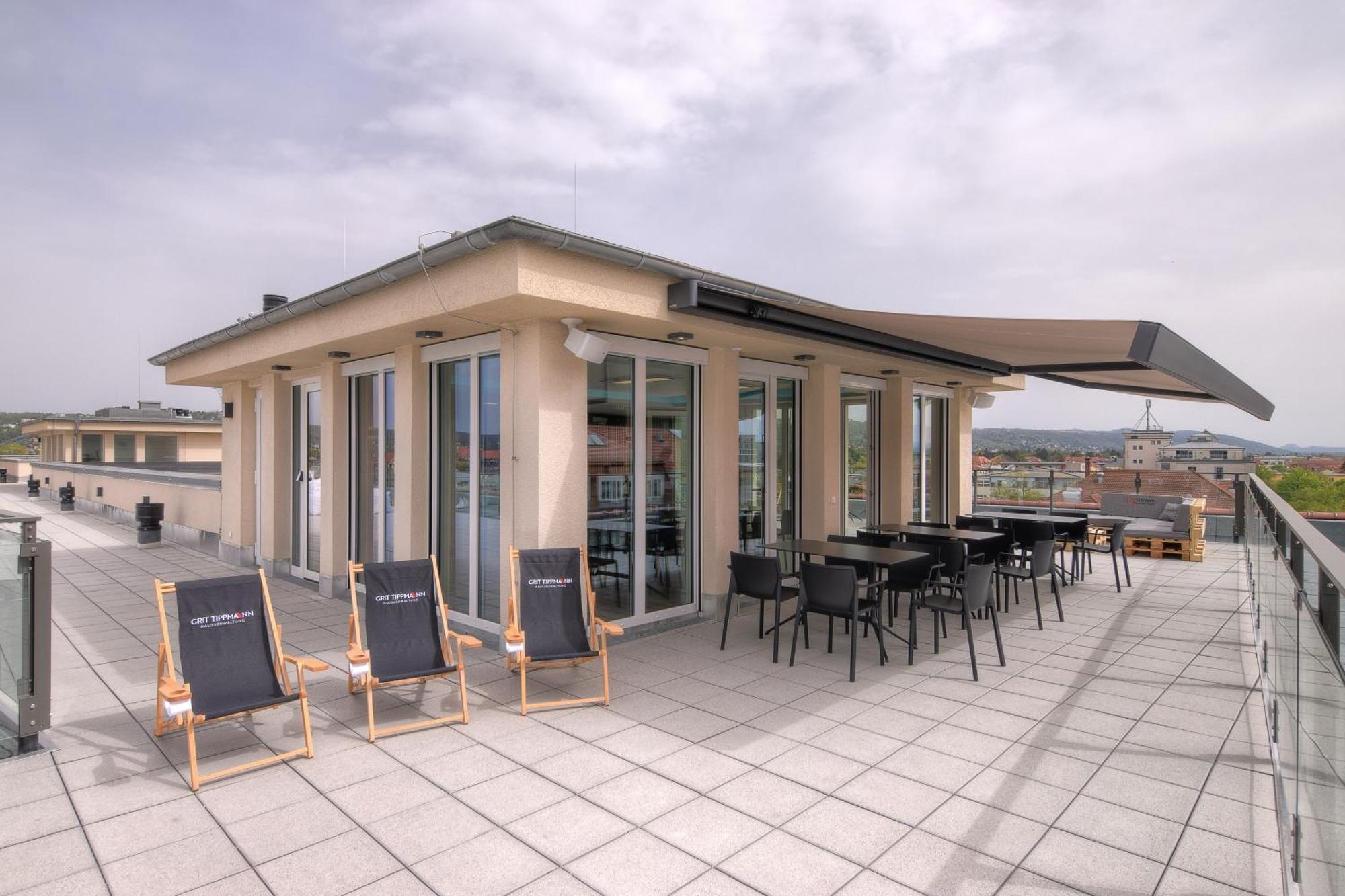 Oasis Appart - Wohnen In Dresden - Netflix - Tiefgarage - Dachterrasse Bagian luar foto