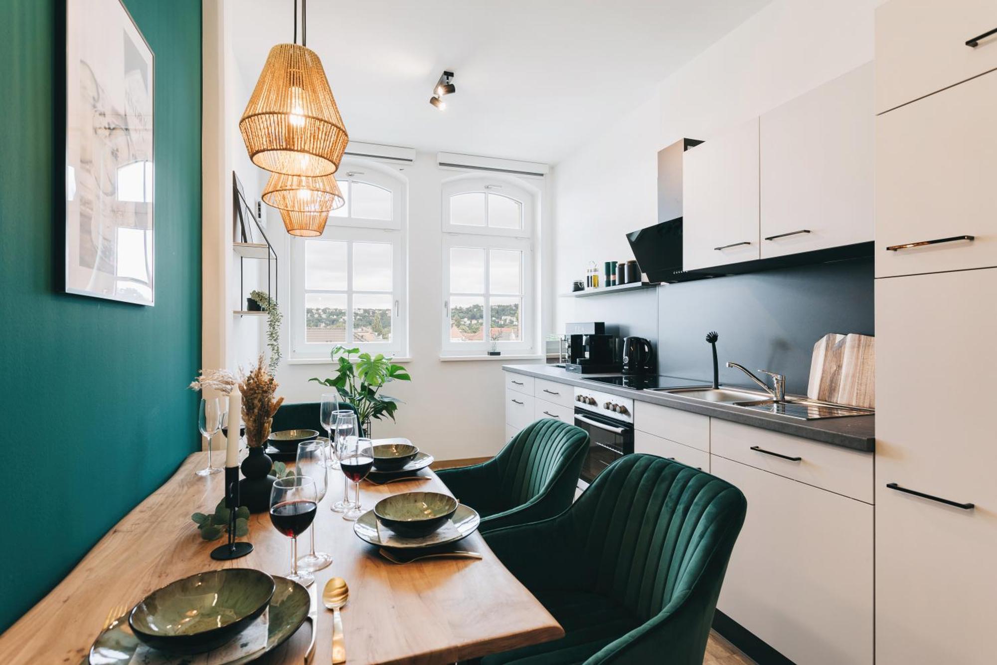 Oasis Appart - Wohnen In Dresden - Netflix - Tiefgarage - Dachterrasse Bagian luar foto