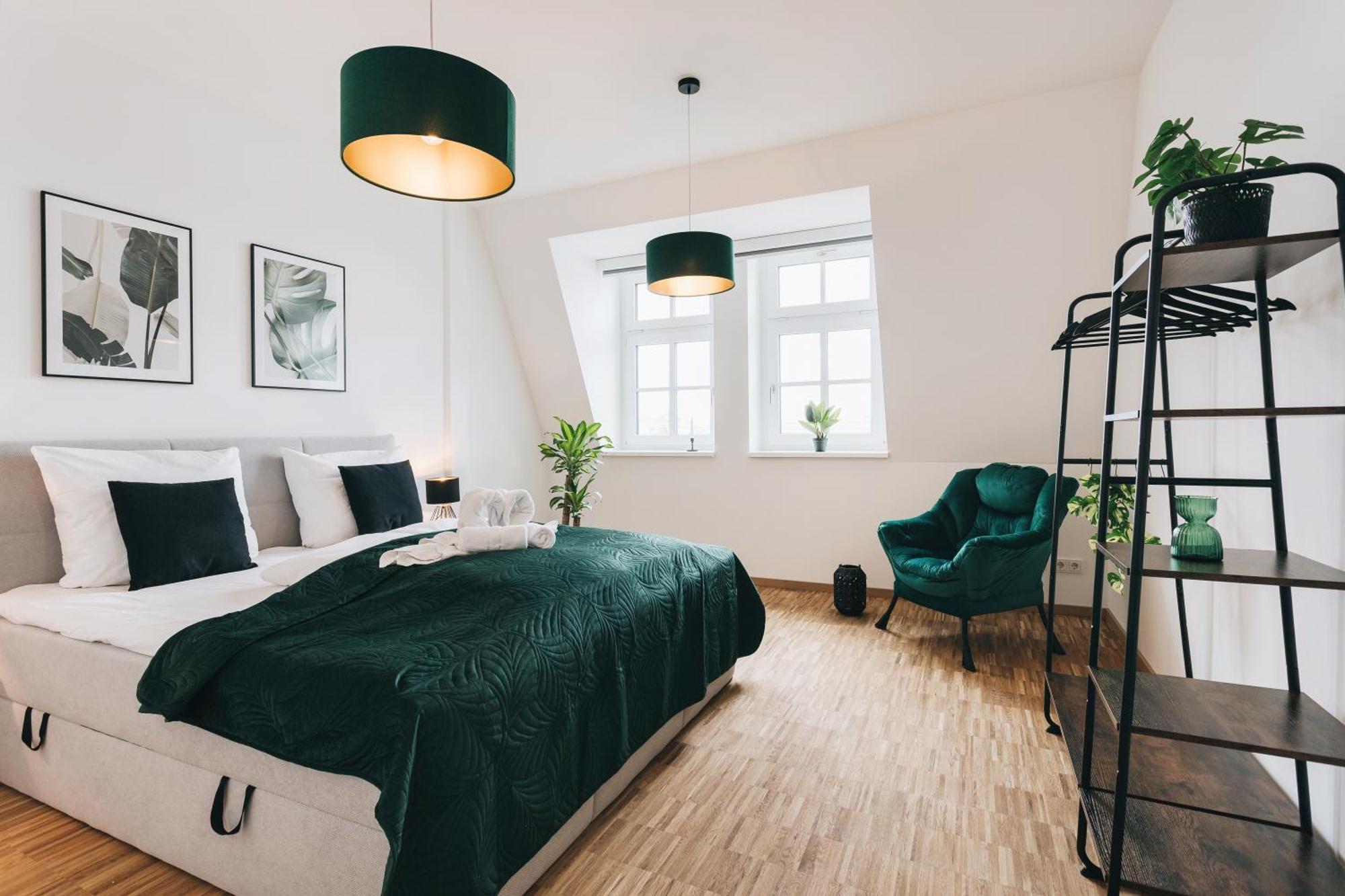 Oasis Appart - Wohnen In Dresden - Netflix - Tiefgarage - Dachterrasse Bagian luar foto