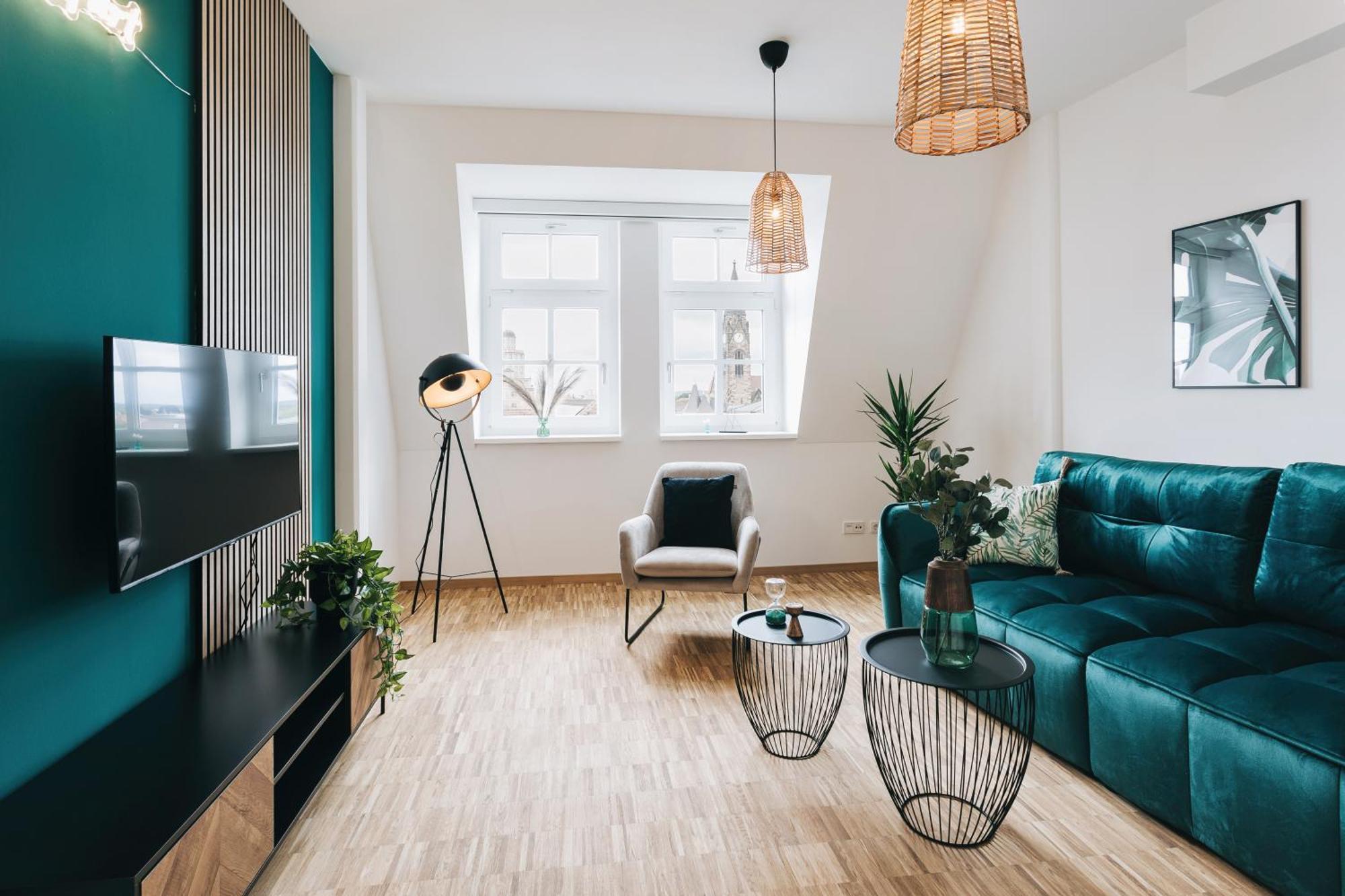 Oasis Appart - Wohnen In Dresden - Netflix - Tiefgarage - Dachterrasse Bagian luar foto